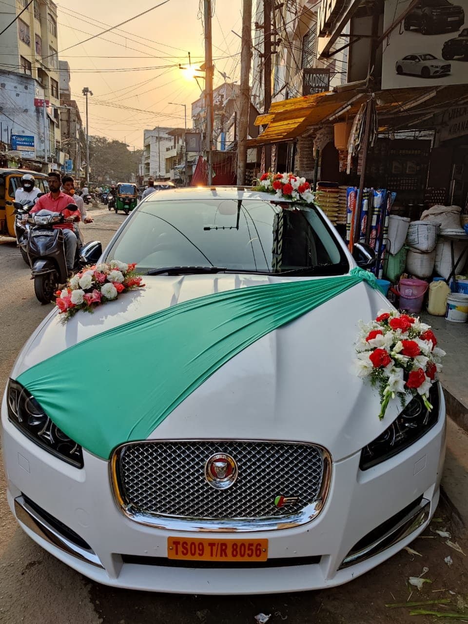Emerald Drape — luxury wedding car in Hyderabad